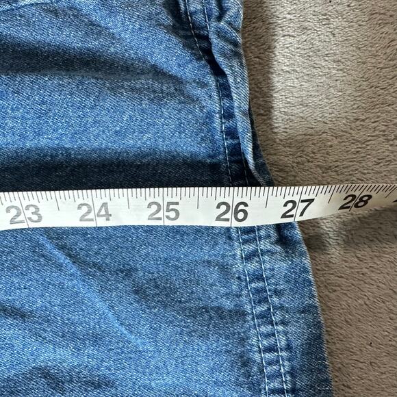 Vintage Kids Radishes and Roses Size 10 Denim Overall Dress 100% Cotton - Picture 5 of 11